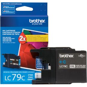 Brother Printer LC-79BK Super High Yield (XXL) Cartridge Ink - Retail Packaging-Black