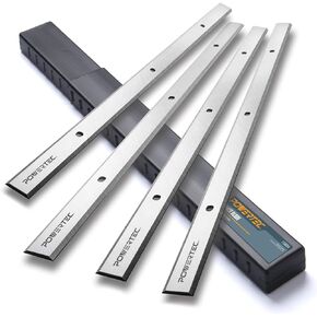 POWERTEC 12 Inch Planer Blades for Craftsman 21722, 21780, Harbor Freight Central Machinery Surface Planer 95082 Planer, Replacement for Craftsman 217220 Planer Knives, Set of 4 (12804DD)