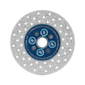 Diamond Cutting Grinding Discs - 4-1/2" Diamond Blade 115mm Double Side for Granite Marble Procelain Ceramic Tile Stone Concrete 5/8''-11 Thread