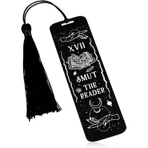 The Reader Tarot Card Bookmark Gifts for Bookish Friends Moon Star Bookmark Astrology Lovers Spicy Fantasy Reader Romance Witchy Stuff Mystical Literature Christmas Stocking Stuffers Birthday Gift