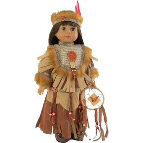 American Fashion World Native American Dream Catcher Outfit for 18-Inch Dolls | Premium Quality & Trendy Design | Dolls Clothes | Outfit Fashions for Dolls for Popular Brands