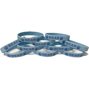 Cub Scout Bear Silicone Wristband Pack of 10
