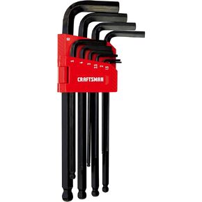 CRAFTSMAN Hex Key Allen Wrench Set with Ball-End, MM, 10 Piece (CMHT26029)