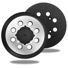 وسادة صنفرة لـ Dewalt DWE64233 & N329079، وسادة سنفرة مدارية بديلة مقاس 5 بوصات 8 فتحات وخطاف وحلقة، وسادة سنفرة من سبائك الألومنيوم 4 فتحات لولبية متوافقة مع DWE6421 6421K DWE6423 6423K DCW210B in Kuwait