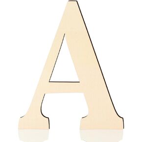 Large Wooden Letters 17 Inch, Big Wood Letters V Shape Cutouts Alphabet Unfinished Paintable Wooden Letters for Wall Decor DIY Crafts Painting Birthday Wedding Party Classroom Nursery Home Decor