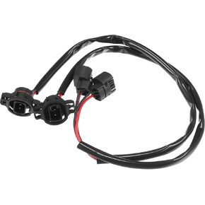 تمديد محول الأسلاك تسخير 5202/H16 ذكر إلى أنثى 0.5 متر/1.6ft طويل LED مصابيح ضباب مجموعة المقبس 12 فولت البلاستيك المطاط الأسود in Kuwait