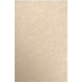 LUXPaper 11" x 17" Cardstock | Tabloid Size | Taupe Metallic | 105lb. Cover | 50 Qty