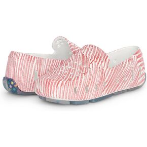 Floafers Kids Prodigy Crayola Driver (Toddler/Little Kid/Big Kid) - Loafers for Kids - Waterproof EVA Foam Red Scribble 4 Big Kid M