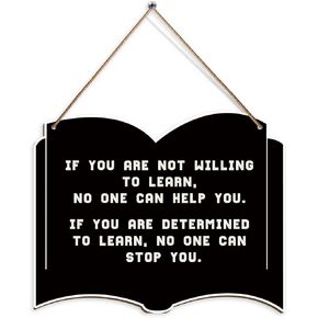 Kihraw Motivational Wooden Hanging Sign, Office Wall Art & Decor Motivational Sign, Positive Quotes Wall Decor, Encouragement Gifts, Positive Sayings for Wall Decor, Inspirational Quotes in Kuwait