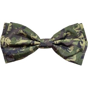 Huxley & Kent Bow Tie for Pets | Green Camo (Large) | Velcro Bow Tie Collar Attachment | Fun Bow Ties for Dogs & Cats | Cute, Comfortable, and Durable | H&K Bow Tie