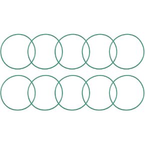 uxcell Fluorine Rubber O-Rings, 32mm OD 29mm ID 1.5mm Width FKM Seal Gasket for Machinery Plumbing, Green, Pack of 10 in Saudi Arabia