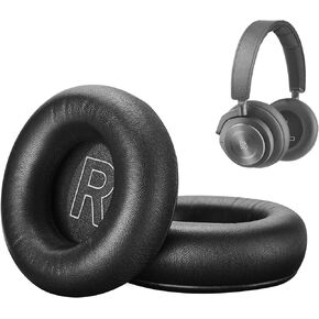 AHG Premium Ear Pads Cushions Compatible with Bang & Olufsen Beoplay H9 3rd Gen (Not Compatible with H9 and H9i) and Beoplay HX Headphones (Black). Premium Sheepskin Leather | AHG FlexiSoft Foam