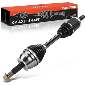 A-Premium Pair (2) Front CV Axle Shaft Assembly Compatible with Nissan Titan 2017-2020 V8 5.6L, Driver and Passenger Side, Replace# 39100EZ30A