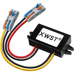 DC DC Converter Reducer 20-90v 24v 36v 48v 60v 72v to 12v DC Converter Step Down Buck 3A 12v dc Voltage Regulator for Golf Cart Car Device (XW-2090-12-3A-T)