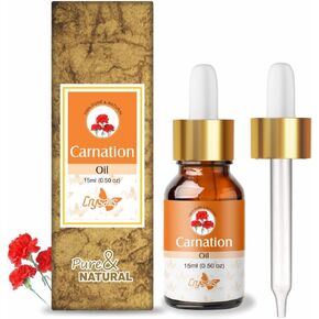 Crysalis Carnation Oil | Pure & Natural Undiluted Cold Pressed Carrier Oil - 15ml/0.50 fl oz