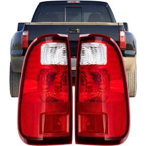 Tail Light Housing Assembly For 2008-2016 Ford F250 F350 F450 Super Duty Pickup Truck Rear Brake Lamps Replacement ;No Bulbs