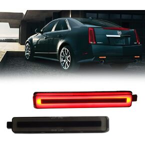 GTINTHEBOX for 2008-2013 Cadillac CTS or CTS-V,2008-2012 Buick Enclave, 2005-2009 Equinox, 2007-2009 Trailblazer SS LED Rear Fog Bumper Reflector Brake Tail Lights in Kuwait