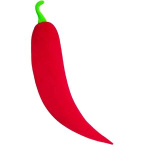 Pepper Plush Toy Stuffed Chili Pepper Pillow Soft Gifts Doll for Kid 23.6" Red