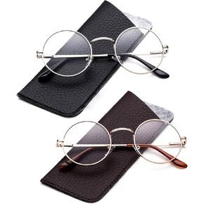 John Lennon Glasses Hippy 60's Vintage Retro Round Sunglasses & Clear Lens