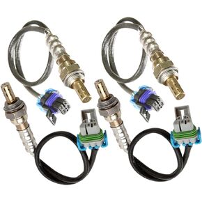2 Pairs Oxygen O2 Sensor for 2006 Chevy AVALANCHE 1500 TAHOE GMC SIERRA 1500 O2 sensor 234-4337 234-4336