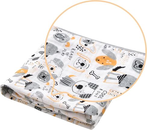 Swaddle Blankets, Baby Wrap for Boys and Girls, Breathable and Lightweight Muslin Receiving Blankets, Registry & Gift, 47 x 47 inches Cars in Saudi Arabia