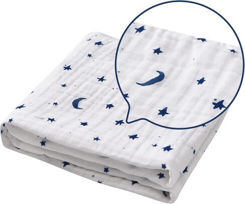 Swaddle Blankets, Baby Wrap for Boys and Girls, Breathable and Lightweight Muslin Receiving Blankets, Registry & Gift, 47 x 47 inches Cars in Saudi Arabia