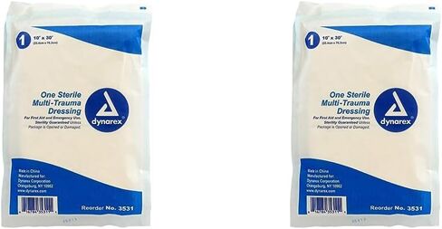 Medique 66901 Medi-First Multi-Trauma Dressing, 10-Inch X 30-Inch 1-Dressing, White in Saudi Arabia