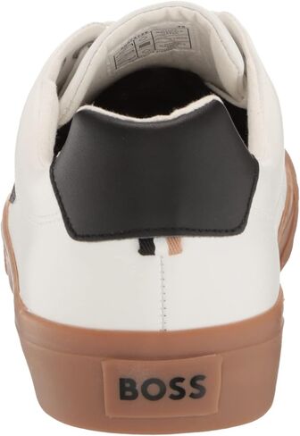 BOSS Men's Leather Court Lace Up Sneaker in Saudi Arabia