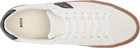 BOSS Men's Leather Court Lace Up Sneaker in Saudi Arabia
