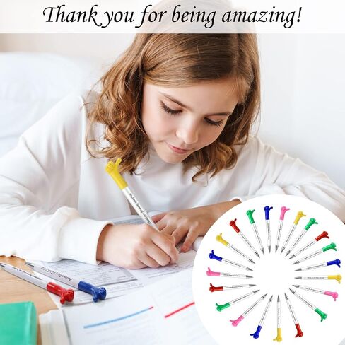 أقلام Fumete Thumbs Up، أقلام شكر ملهمة، قلم حبر جاف ملهم، هدايا تقدير المعلم، هدية أسبوع الممرضة، هدية تقدير الموظف للنساء CNA، ممرضة، طالب، معلم، زميل في العمل (25 قطعة) in Saudi Arabia