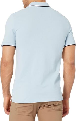 A｜X ARMANI EXCHANGE Men's Slim Fit Cotton Piquet Tipped Polo in Saudi Arabia