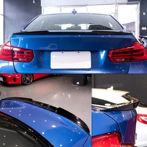 F30 Trunk Spoiler Wing Compatible with 2012-2018 BMW 3-Series F30 Sedan Spoiler F80 M3 Spoiler, Carbon Fiber Hydro-Dipping (DN-Type) in Saudi Arabia