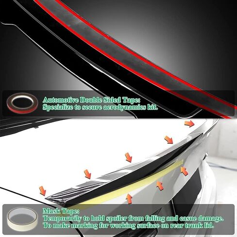 F30 Trunk Spoiler Wing Compatible with 2012-2018 BMW 3-Series F30 Sedan Spoiler F80 M3 Spoiler, Carbon Fiber Hydro-Dipping (DN-Type) in Saudi Arabia