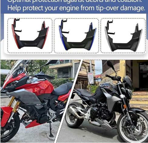 Belly Pan Lower Engine Spoiler Fairing Guards Cover fit for F900R F900XR F 900 R F 900 XR Accessories 2020 2021 2022 2023 2024 Motorcycle Bellypan (Black) in Saudi Arabia