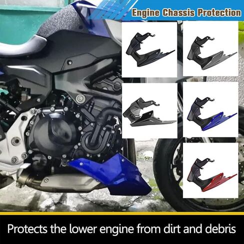 Belly Pan Lower Engine Spoiler Fairing Guards Cover fit for F900R F900XR F 900 R F 900 XR Accessories 2020 2021 2022 2023 2024 Motorcycle Bellypan (Black) in Saudi Arabia