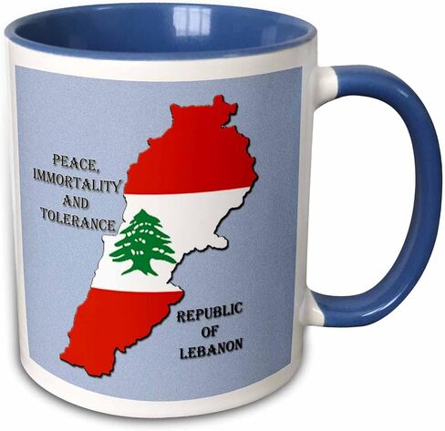 3dRose Flag of Lebanon Mug, 11 oz, Red in Saudi Arabia