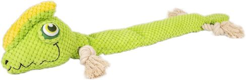 NP ألعاب الكلاب المحشوة ألعاب الجراء، ألعاب الكلاب السحلية التي تصدر صوت صرير من أجل الملل، لعبة الكلب التفاعلية لإطلاق الضغط للمضغ العدواني للألغاز ولعبة تدريب غريزة البحث عن الطعام (سحلية) in Kuwait