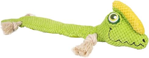 NP ألعاب الكلاب المحشوة ألعاب الجراء، ألعاب الكلاب السحلية التي تصدر صوت صرير من أجل الملل، لعبة الكلب التفاعلية لإطلاق الضغط للمضغ العدواني للألغاز ولعبة تدريب غريزة البحث عن الطعام (سحلية) in Kuwait