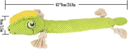 NP ألعاب الكلاب المحشوة ألعاب الجراء، ألعاب الكلاب السحلية التي تصدر صوت صرير من أجل الملل، لعبة الكلب التفاعلية لإطلاق الضغط للمضغ العدواني للألغاز ولعبة تدريب غريزة البحث عن الطعام (سحلية) in Kuwait