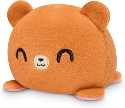 TeeTurtle - The Original Reversible Bear Plushie - Pride - Brown + Rainbow - Cute Sensory Fidget Stuffed Animals That Show Your Mood! in Saudi Arabia