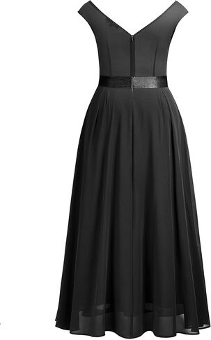Miusol Women's Plus Size Elegant Lace Contrast Sequin V-Neck Floral Formal Evening Maxi Dress in Saudi Arabia