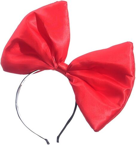 WLBON Bow Headband Big Bow Hair Hoop Women Hairband Party Decoration Headdress Cosplay Costume Headpiece Hair Accessories 1 Pack Black in Saudi Arabia