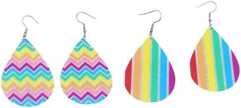 2 أزواج قوس قزح Dagnle انخفاض الأقراط فخر الأقراط الملونة الاكريليك الحب القلب ستار أقراط لطيف مضحك للنساء الفتيات خاتم هدايا مجوهرات أنيقة in Kuwait