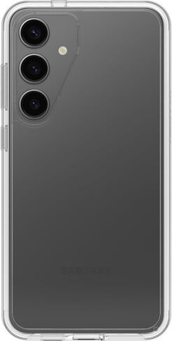 OtterBox Samsung Galaxy S24+ Symmetry Series Clear Case - STARDUST (Clear/Glitter), ultra-sleek, wireless charging compatible, raised edges protect camera & screen in Saudi Arabia