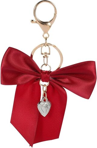 Holibanna Bowknot Keychain Bow Charm Key Chain Cute Keychains for Women Car Keys Purse Handbag Decorations Beige in Kuwait
