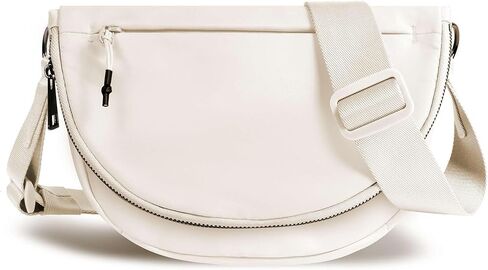 Crescent Bag for Women and Men, Fashion Medium Nylon Folding Crescent Moon Bag Single Shoulder Bag with Adjustable Strap in Saudi Arabia