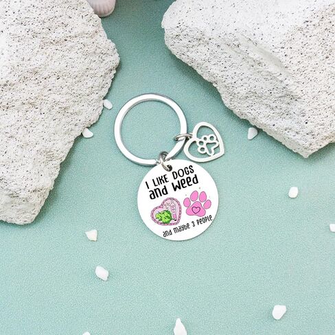 مضحك الاعشاب المفاتيح الهدايا الكلب أمي هدايا للنساء الكلب عشاق الاعشاب الملحقات صديق هدايا للنساء الأصدقاء الإناث لها فتاة هدية كيرينغ قلادة in Kuwait