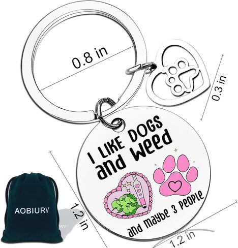 مضحك الاعشاب المفاتيح الهدايا الكلب أمي هدايا للنساء الكلب عشاق الاعشاب الملحقات صديق هدايا للنساء الأصدقاء الإناث لها فتاة هدية كيرينغ قلادة in Kuwait