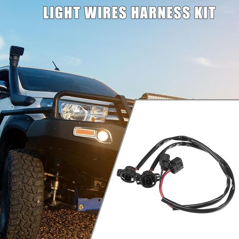 تمديد محول الأسلاك تسخير 5202/H16 ذكر إلى أنثى 0.5 متر/1.6ft طويل LED مصابيح ضباب مجموعة المقبس 12 فولت البلاستيك المطاط الأسود in Saudi Arabia