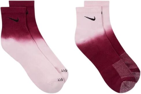 Nike Womens 2 Pack Everyday Plus Cushioned Ankle Socks Medium in Saudi Arabia
